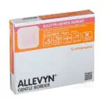 ALLEVYN Gentle Border krytie na rany adhez. 7,5x7,5cm 10ks