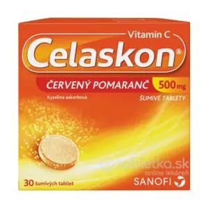 Celaskon 500mg ČERVENÝ POMARANČ 30 šumivých tabliet