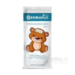 DERMAPLIC chladivá hydrogélová náplasť na čelo 4,5x11cm 2ks