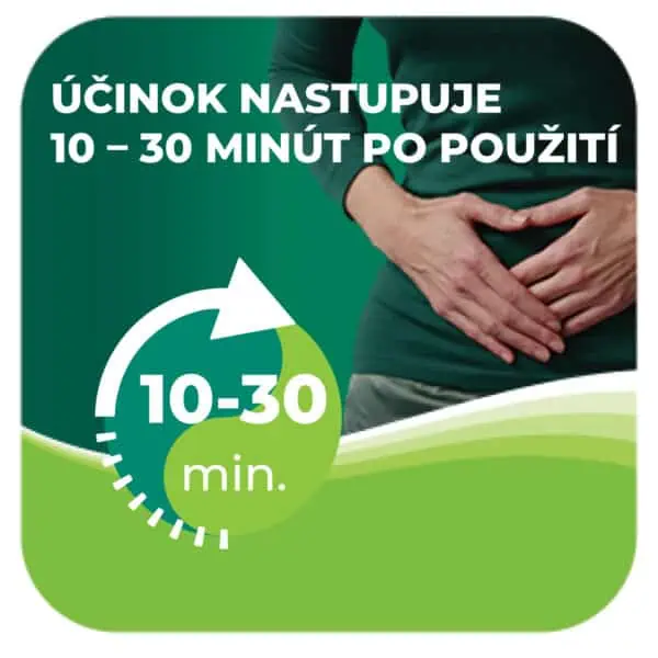 Dulcolax 10mg 6 čapíkov - nástup účinku