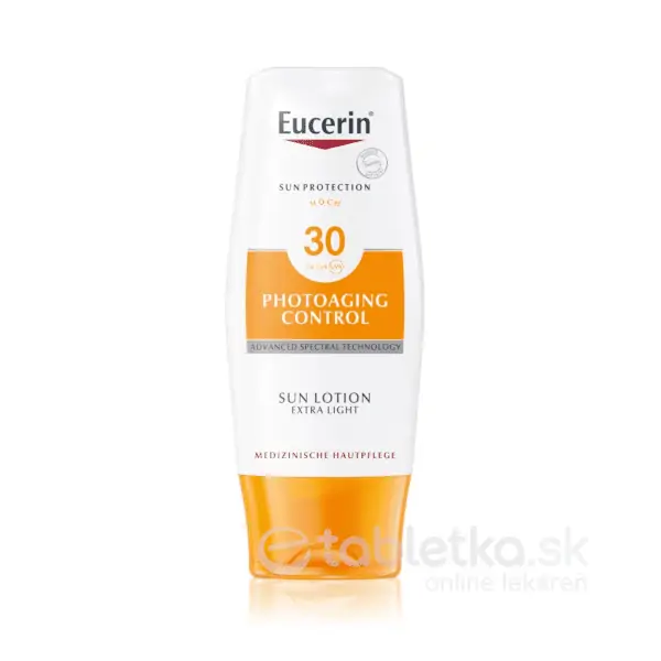 Eucerin SUN PHOTOAGING CONTROL SPF 30 mlieko extra ľahké na opaľovanie 150 ml