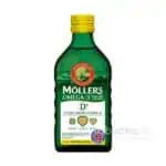 MOLLER´S Omega 3 RYBÍ OLEJ + vit.D pre dospelých 250ml