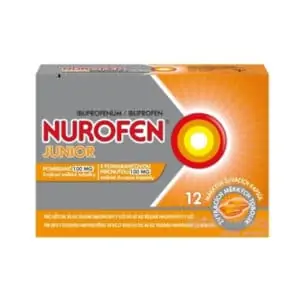 NUROFEN Junior s pomarančovou príchuťou 100mg 12 kapsúl