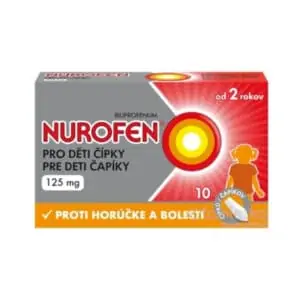 NUROFEN pre deti 125mg 10 čapíkov