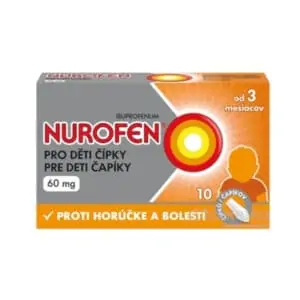 NUROFEN pre deti 60mg 10 čapíkov