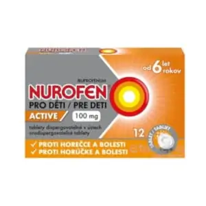 NUROFEN pre deti Active 100mg od 6 rokov 12 tabliet