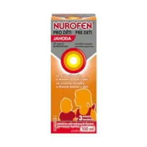 NUROFEN pre deti Jahoda sirup od 3 mesiacov 100ml