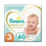 Pampers Premium Care 3 (6-10 kg) Midi 60ks