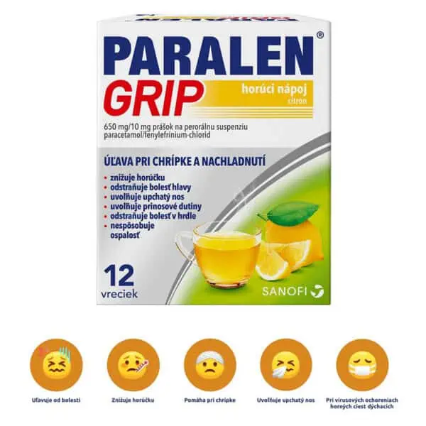 PARALEN Grip citrón