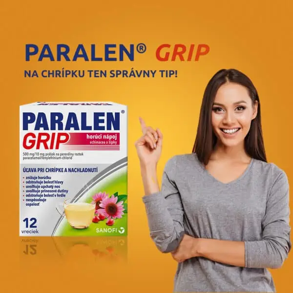 PARALEN Grip - na chrípku ten správny tip (echinacea a šípky)