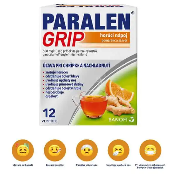 PARALEN Grip pomaranč a zázvor