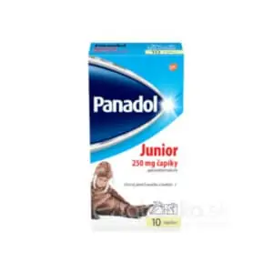 Panadol Junior 250mg 10 čapíkov