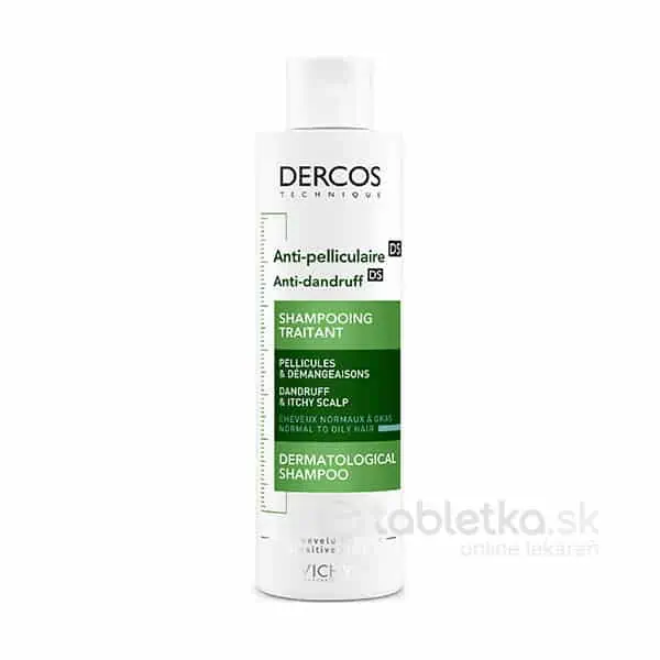 Vichy Dercos šampón proti lupinám na normálne až mastné vlasy 200ml