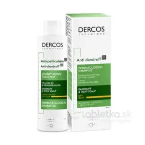 VICHY Dercos šampón proti lupinám na suché vlasy 200ml
