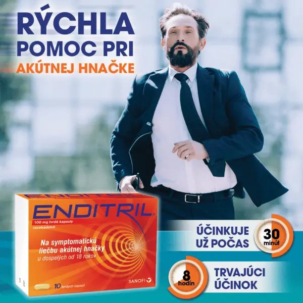 Enditril - rýchla pomoc pri akútnej hnačke