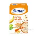 Sunar Ovocná kaša mliečna s 8 cereáliami 225g