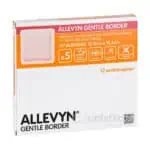 ALLEVYN Gentle Border krytie na rany adhez. 12,5x12,5cm 10ks