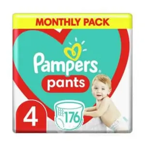 Pampers Pants 4 (9-15kg) Maxi 176ks