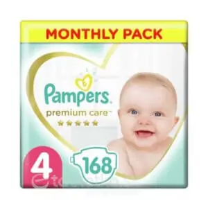 Pampers Premium Care 4 (9-14 kg) Maxi 168ks