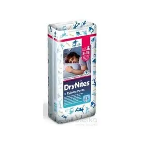 HUGGIES DRY NITES LARGE PRE CHLAPCOV (8-15 rokov) plienkové nohavičky 27-57 kg – 9 ks