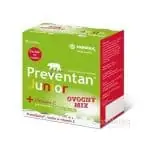 FARMAX Preventan Junior + vitamín C ovocný mix, 90 tbl