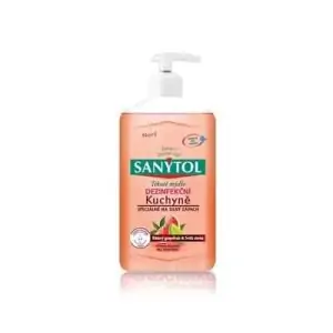 SANYTOL Tekuté mydlo Kuchyňa Ružový grepfruit a citrón, 1×250 ml