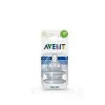 AVENT CUMLÍK na fľašu Klasik 2 otvory 1M+, 1x2 ks