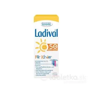 Ladival PRE DETI SPF 50+ opaľovací krém na tvár 50 ml