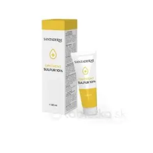 SANTADERM masť s obsahom 10 % síry 30 ml