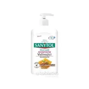 SANYTOL Tekuté mydlo Vyživujúce Mandľové mlieko a materská kašička, 1×250 ml