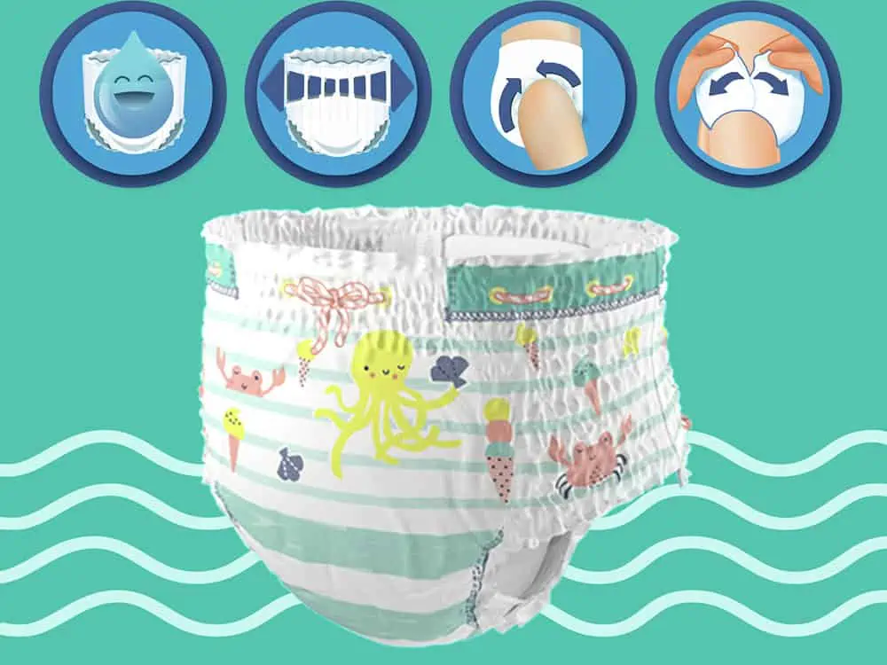 4 skvelé vlastnosti plienok Pampers Splashers