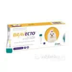 Bravecto Spot-On Dog XS 112,5mg roztok pre veľmi malé psy (2-4,5kg) 0,4ml