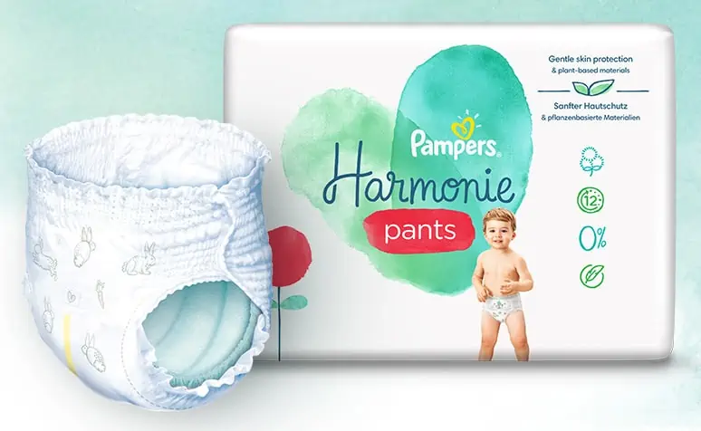 Detské plienkové nohavičky Pampers Harmonie Pants