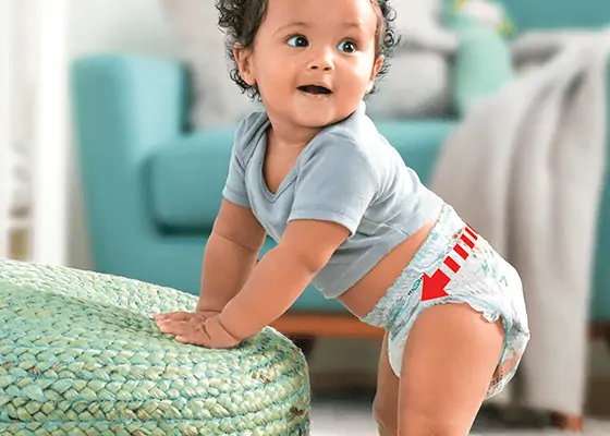 Elastické Pampers Pants nohavičky sa obliekajú ľahko