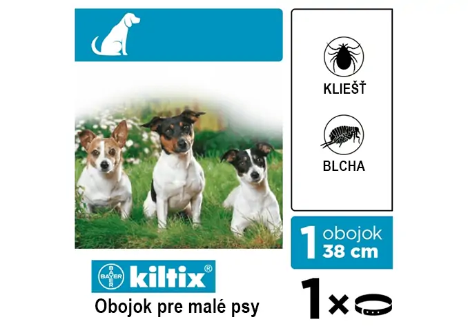 Kiltix obojok pre malé psy - 38 cm