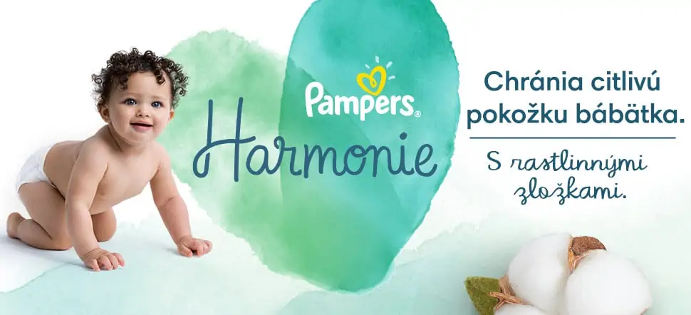 Pampers Harmonie plienky a plienkové nohavičky