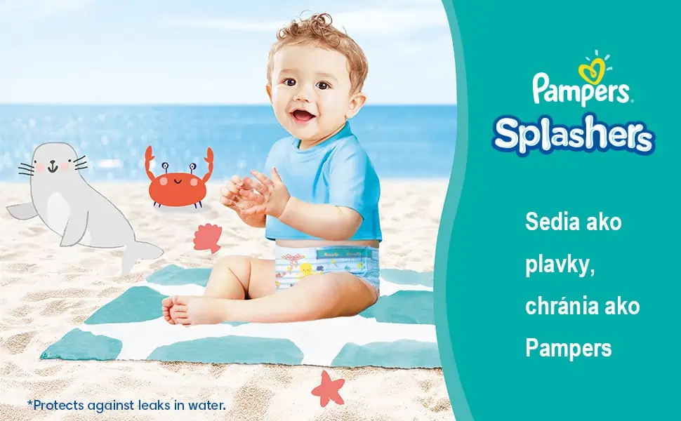 Plienky do vody Pampers Shlashers