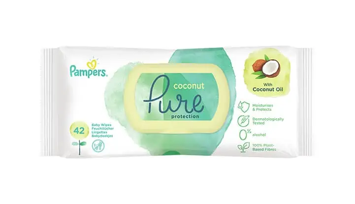 Pampers vlhčené obrúsky Coconut Pure