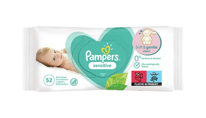 Pampers vlhčené obrúsky Sensitive