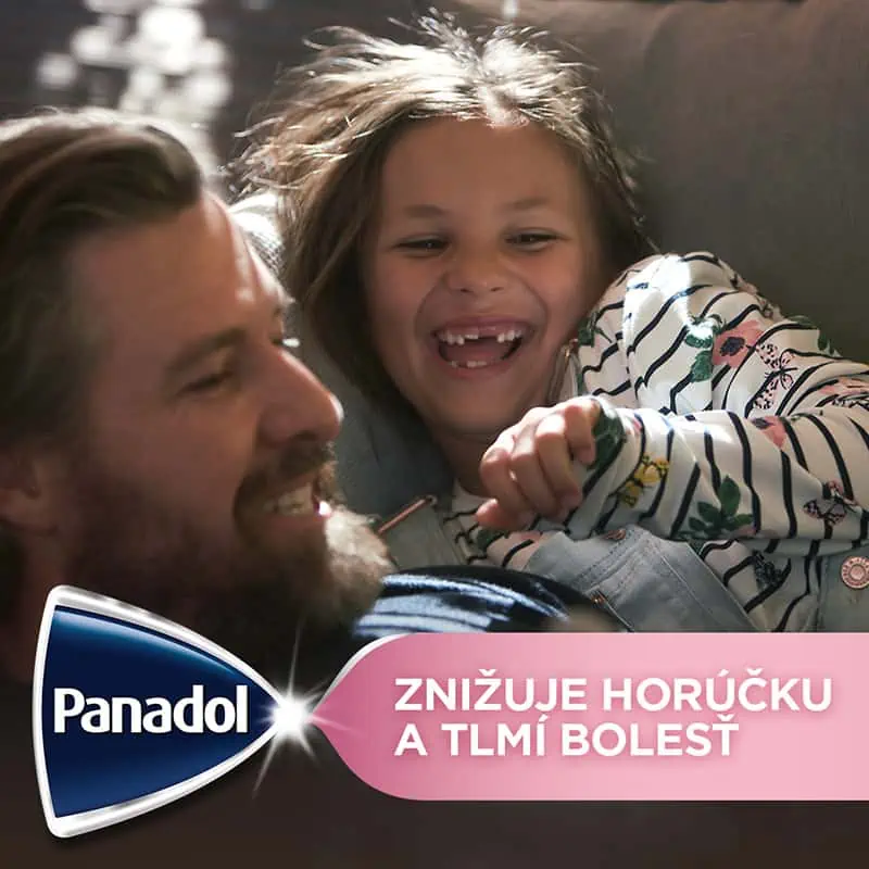 Panadol znižuje horúčku a tlmí bolesť