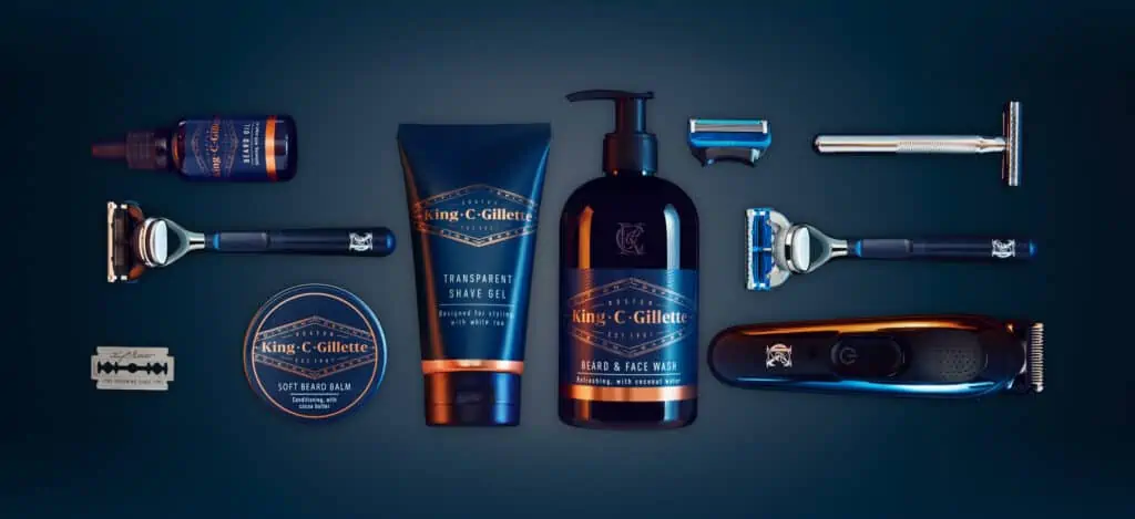 King C. Gillette produkty