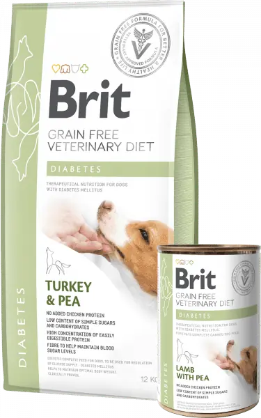 Brit Veterinary Diets GF dog Diabetes