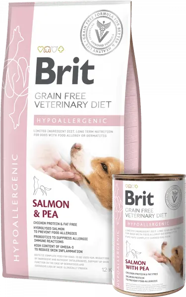 Brit Veterinary Diets GF dog Hypoallergenic