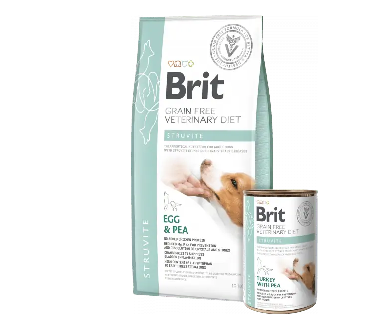 Veterinárne diéty pre psy Brit Veterinary Diets GF dog Struvite