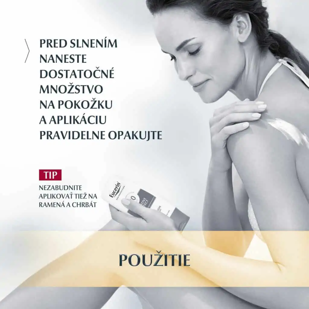 Sun Allergy Protect SPF50 použitie