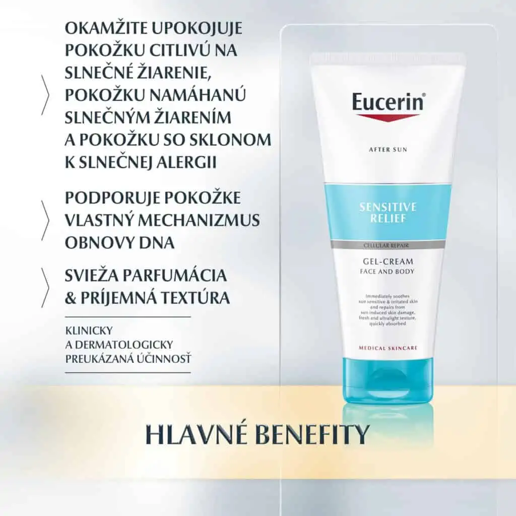 Eucerin Sun Sensitive Relief benefity