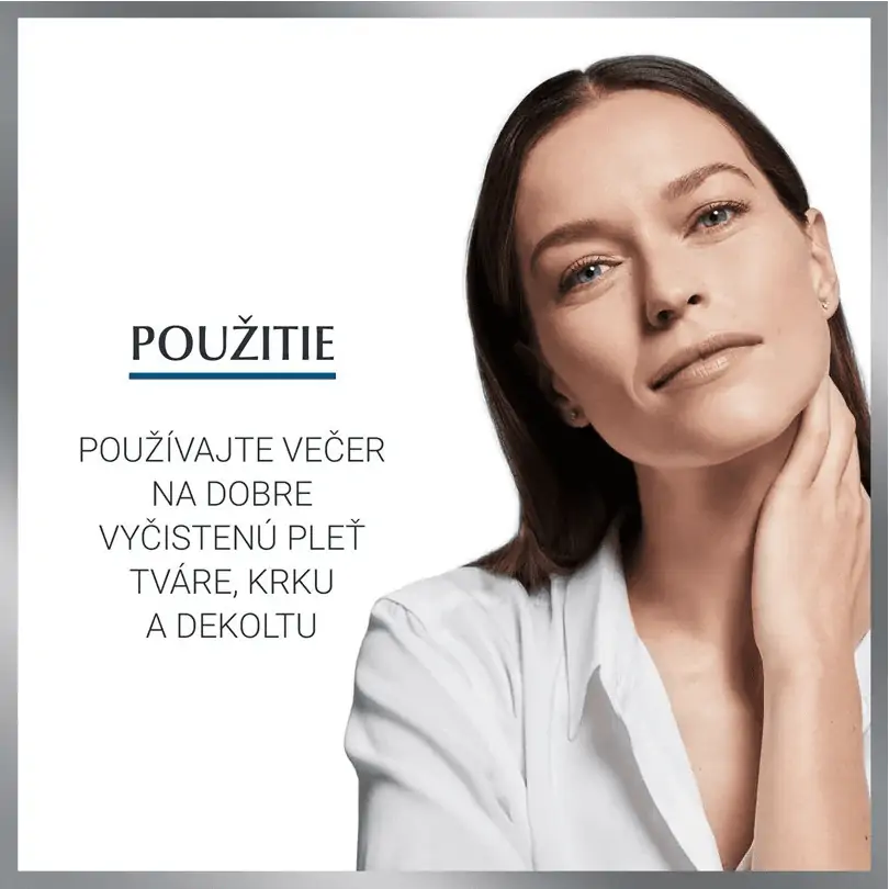 Eucerin HYALURON-FILLER Nočný krém proti vráskam 50ml použitie