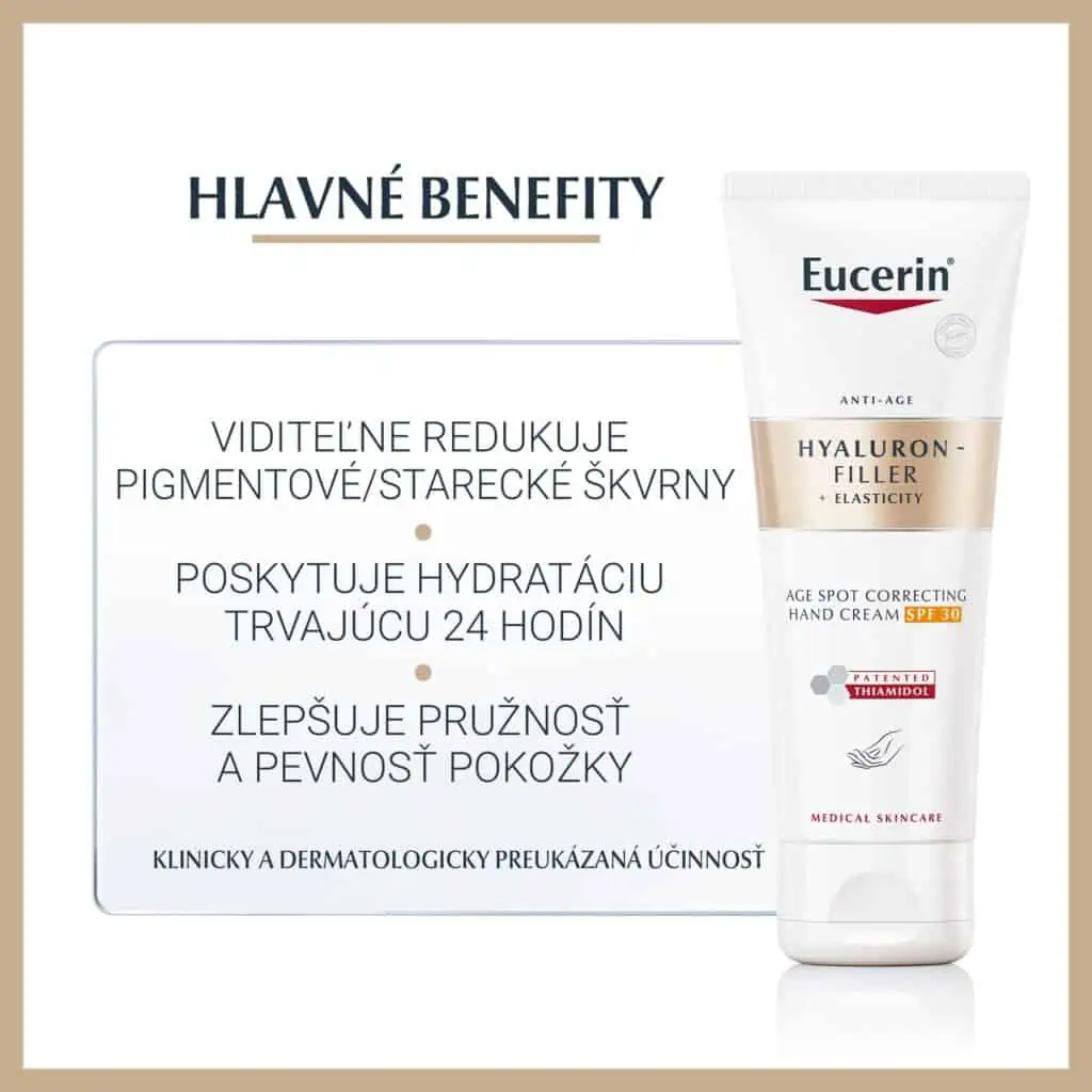 Eucerin Hyaluron-Filler + Elasticity Krém na ruky 75ml benefit