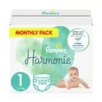 Pampers Harmonie 1 (2-5kg) 102ks