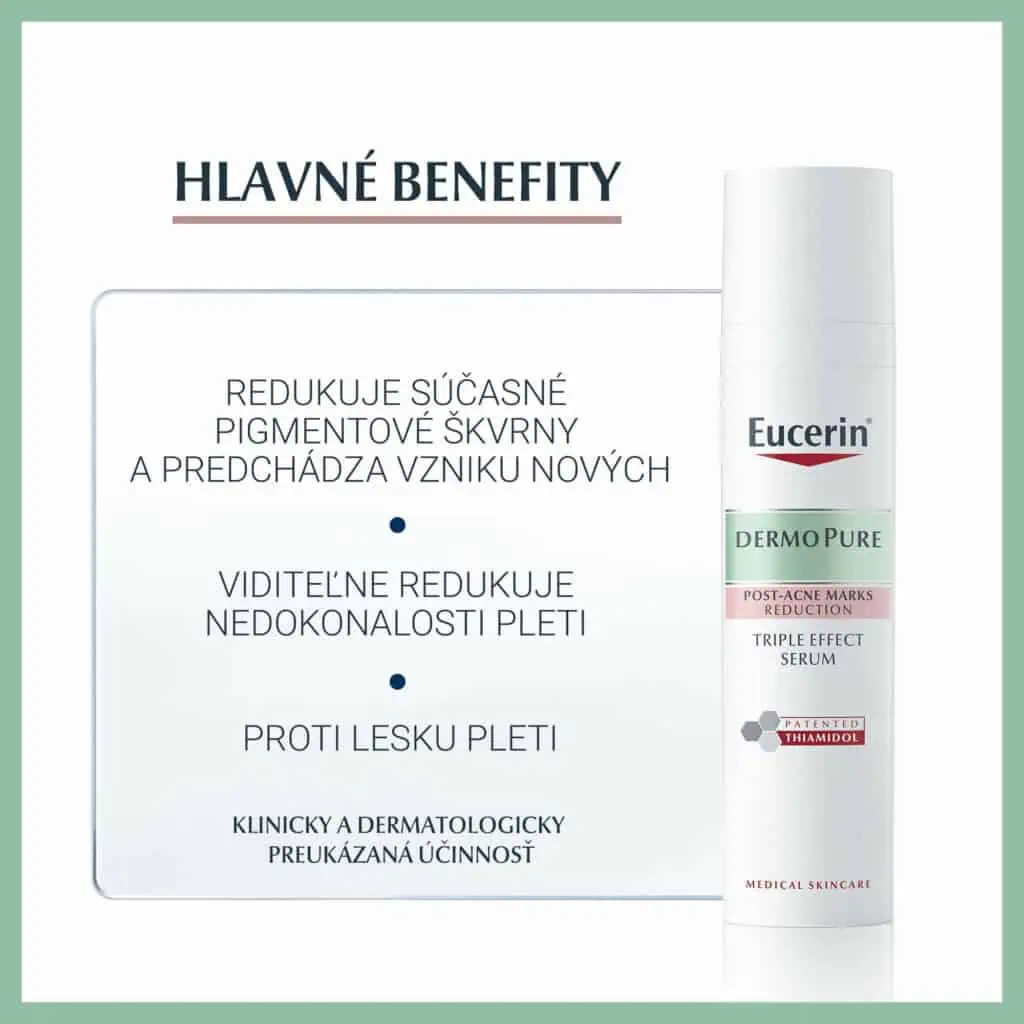 Eucerin Dermopure Sérum s trojitým účinkom 40ml benefity